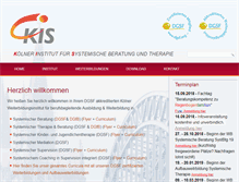Tablet Screenshot of kis-beratung.org
